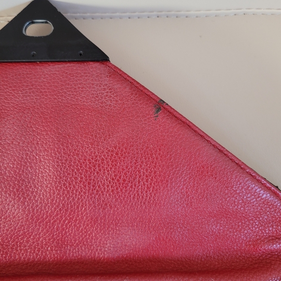 L.A.M.B. Clutch Black Leather Envelope Bag Wristlet Quilted